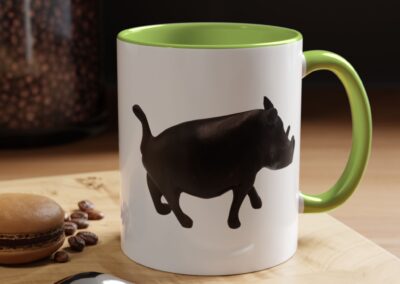 Black Warthog Accent Coffee Mug