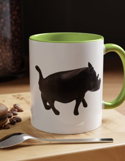 Black Warthog Accent Coffee Mug