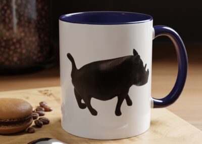 Black Warthog Accent Coffee Mug