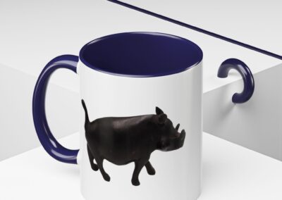 Black Warthog Accent Coffee Mug