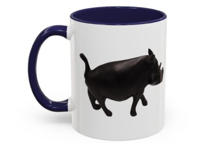 Black Warthog Accent Coffee Mug