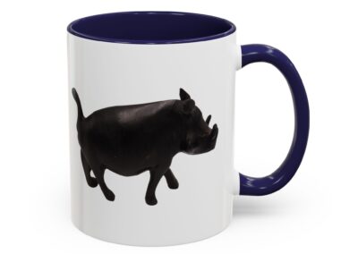 Black Warthog Accent Coffee Mug