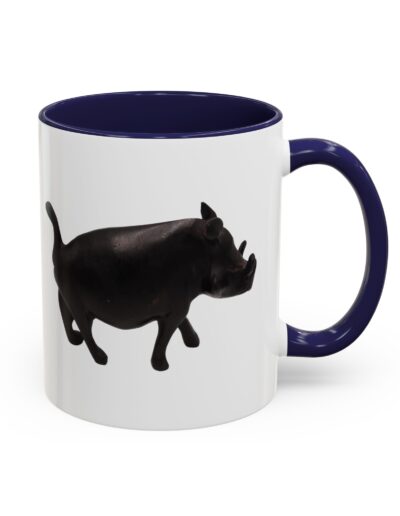 Black Warthog Accent Coffee Mug