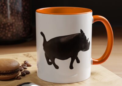 Black Warthog Accent Coffee Mug