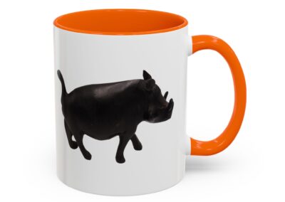 Black Warthog Accent Coffee Mug