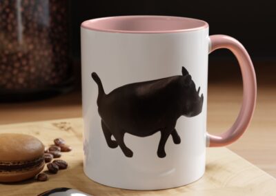 Black Warthog Accent Coffee Mug