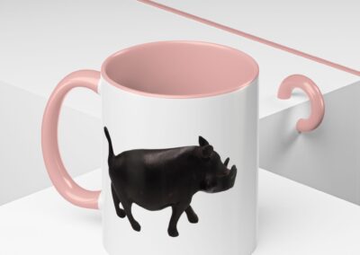 Black Warthog Accent Coffee Mug