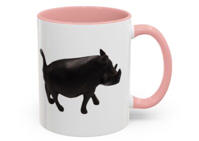 Black Warthog Accent Coffee Mug