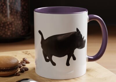 Black Warthog Accent Coffee Mug