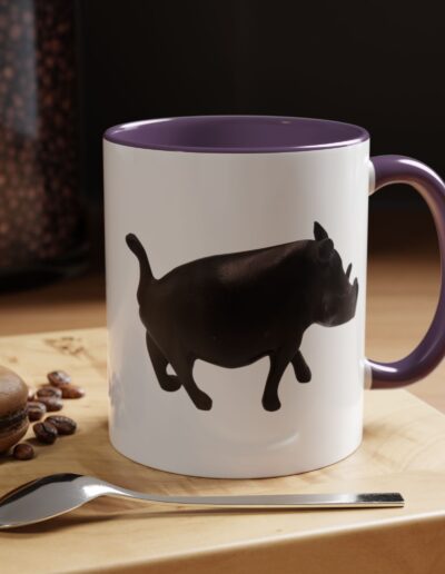 Black Warthog Accent Coffee Mug