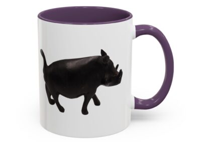 Black Warthog Accent Coffee Mug