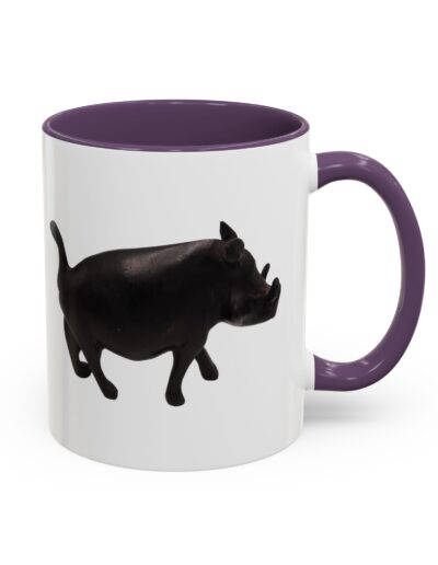 Black Warthog Accent Coffee Mug