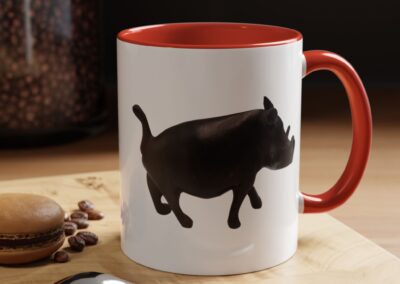 Black Warthog Accent Coffee Mug