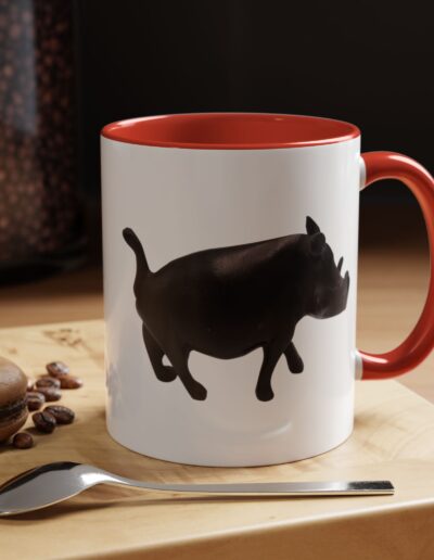 Black Warthog Accent Coffee Mug