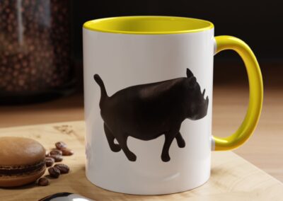 Black Warthog Accent Coffee Mug