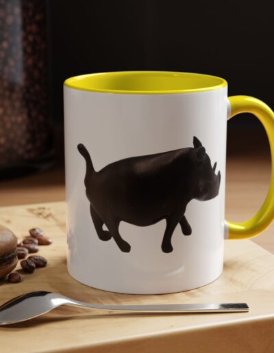 Black Warthog Accent Coffee Mug