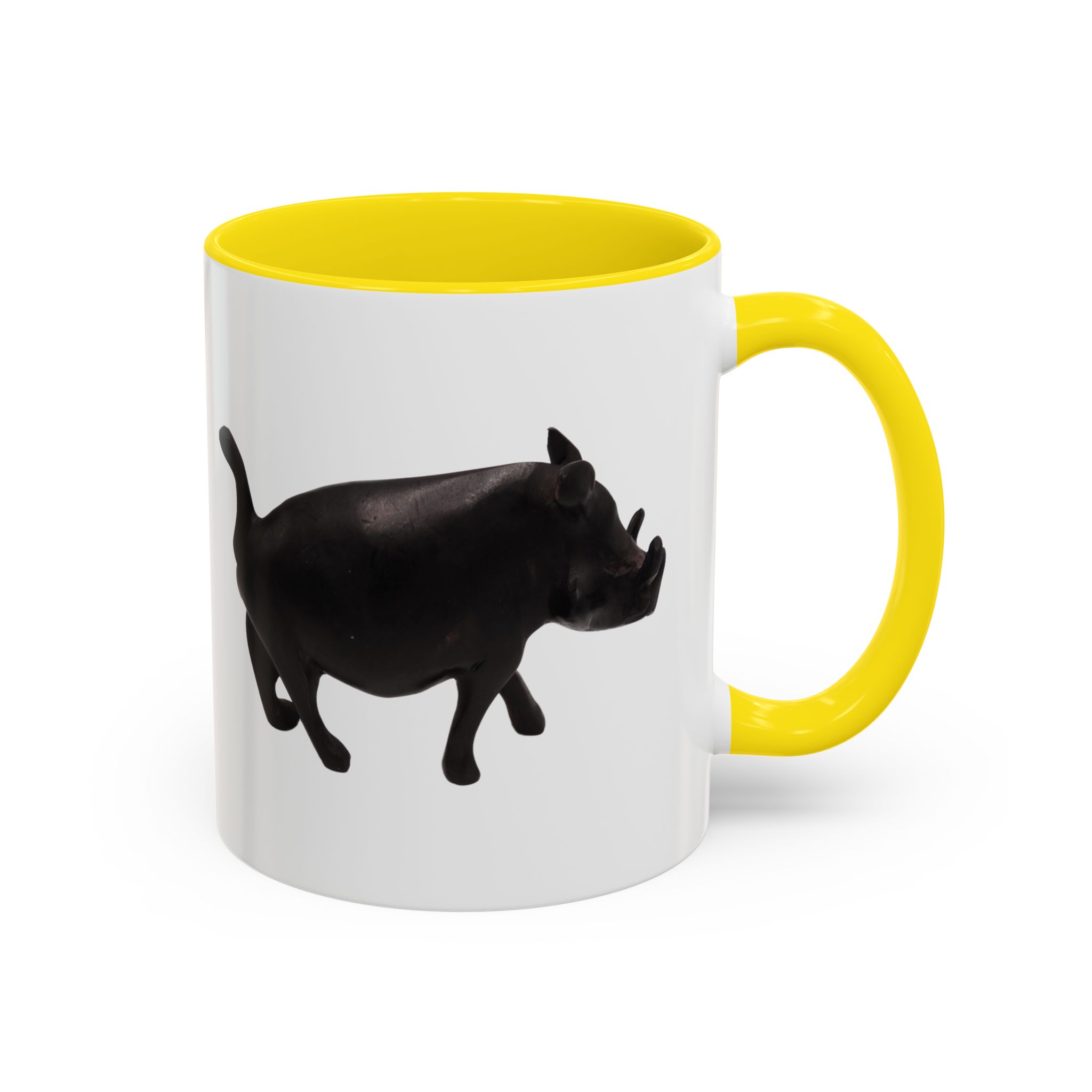 Black Warthog Accent Coffee Mug