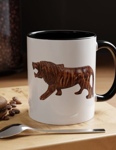 Lion Accent Coffee Mug