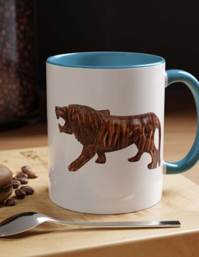 Lion Accent Coffee Mug