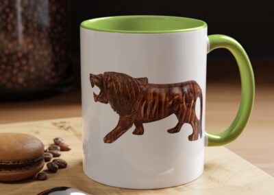 Lion Accent Coffee Mug