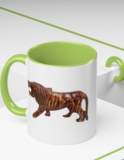 Lion Accent Coffee Mug
