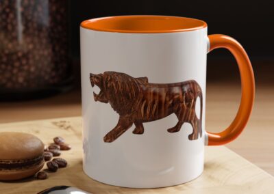 Lion Accent Coffee Mug