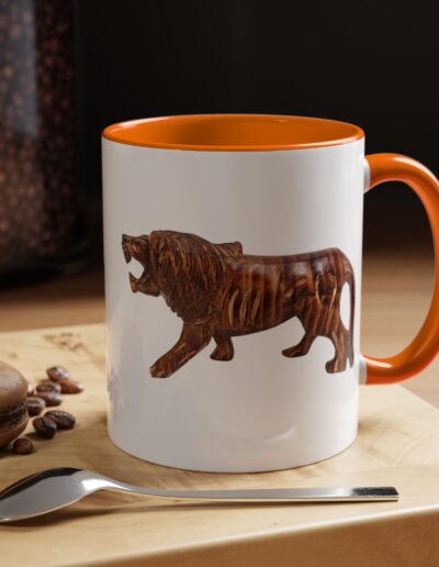 Lion Accent Coffee Mug