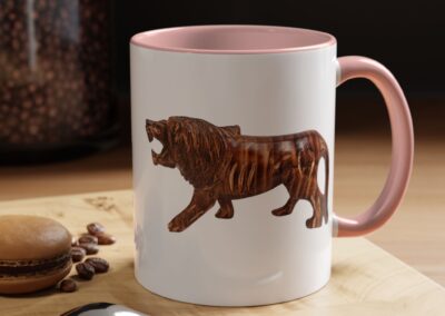 Lion Accent Coffee Mug