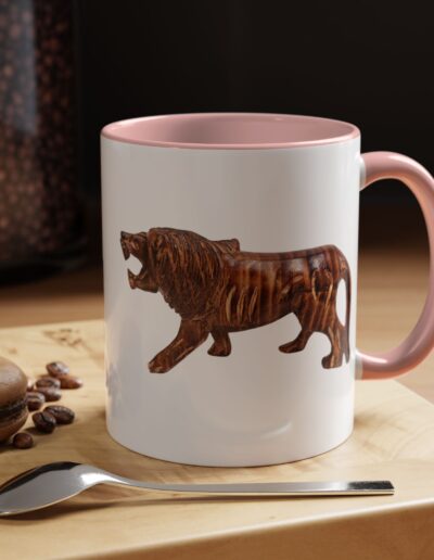 Lion Accent Coffee Mug