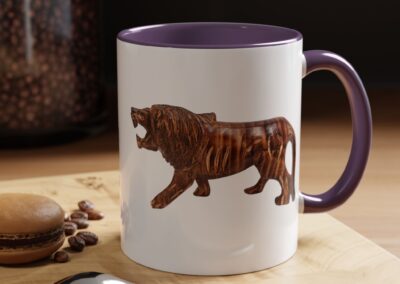 Lion Accent Coffee Mug
