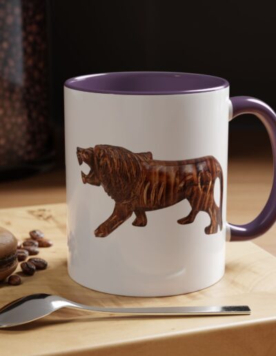 Lion Accent Coffee Mug
