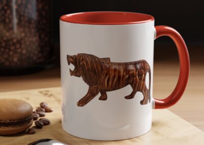 Lion Accent Coffee Mug