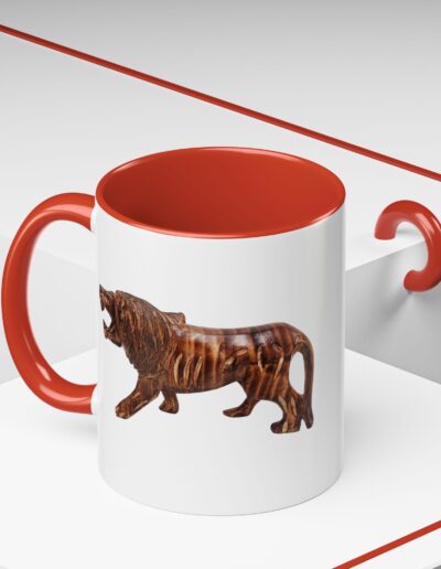 Lion Accent Coffee Mug