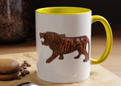 Lion Accent Coffee Mug