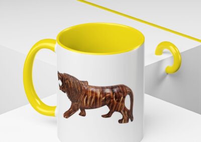 Lion Accent Coffee Mug
