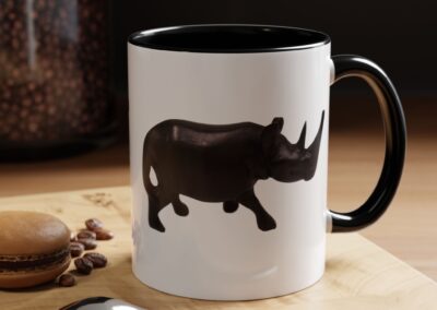 Rhino Accent Coffee Mug
