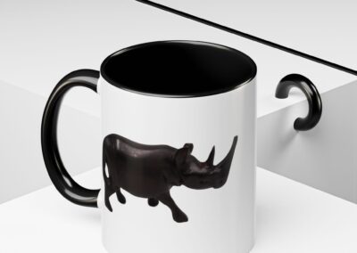 Rhino Accent Coffee Mug