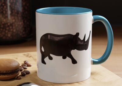 Rhino Accent Coffee Mug