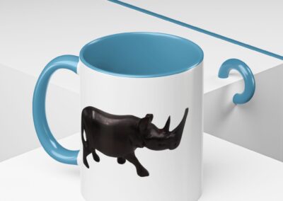 Rhino Accent Coffee Mug