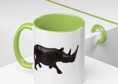 Rhino Accent Coffee Mug
