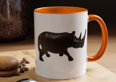 Rhino Accent Coffee Mug