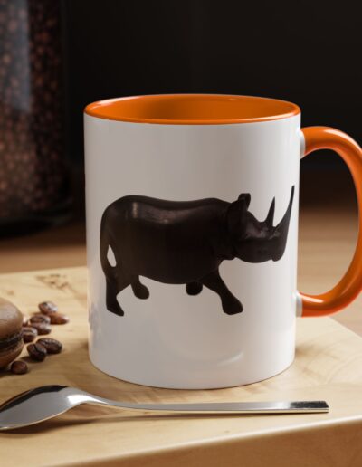 Rhino Accent Coffee Mug