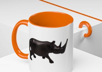 Rhino Accent Coffee Mug