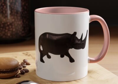 Rhino Accent Coffee Mug