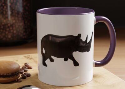 Rhino Accent Coffee Mug