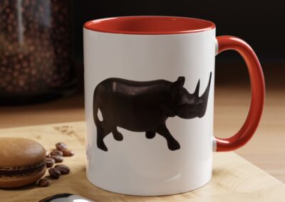 Rhino Accent Coffee Mug