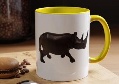 Rhino Accent Coffee Mug
