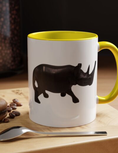 Rhino Accent Coffee Mug
