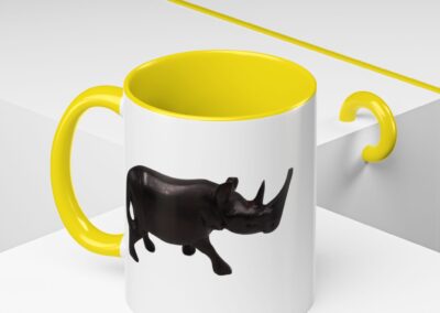 Rhino Accent Coffee Mug