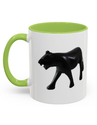 Stylish Accent Coffee Mug with Black Panther Design